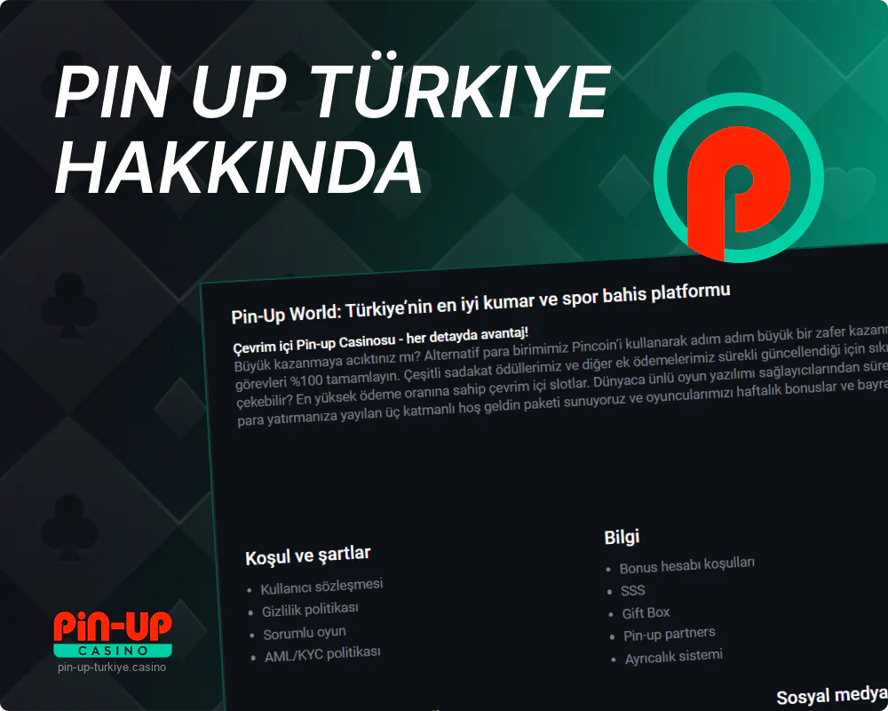 Pin UP Türkiye Hakkında