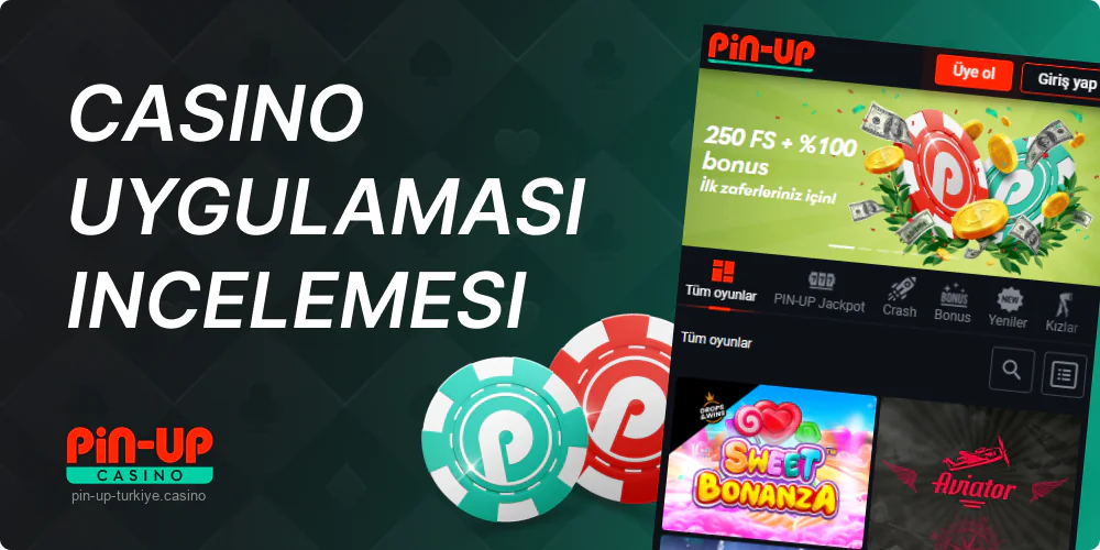 Türkiye'den oyuncular için Pin Up mobil casino