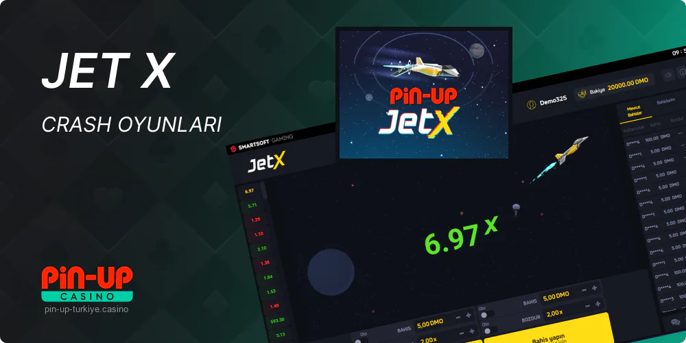 Online Casino Pin Up TR'de Jet X oynayın