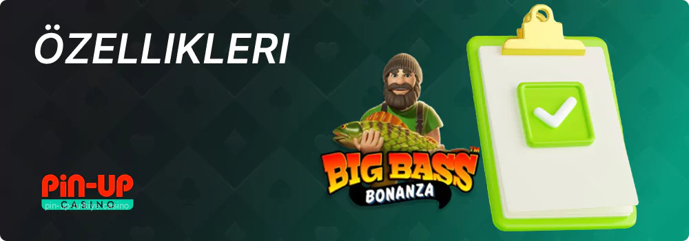 Pin up Big Bass Bonanza oldukça kapsamlı oyun kurallarına sahiptir
