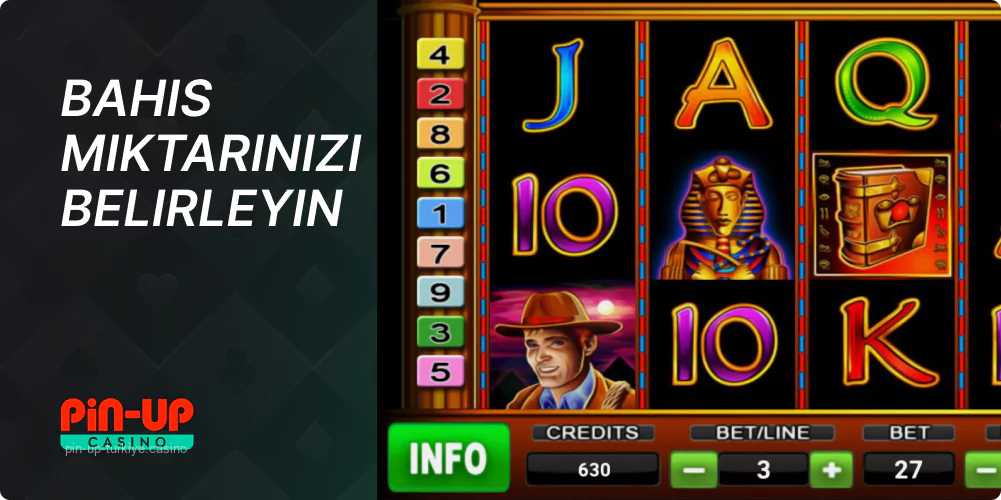 Bahis miktarınızı belirleyin Pin UP