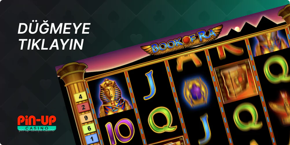 Kaydırma düğmesine basın Pin Up