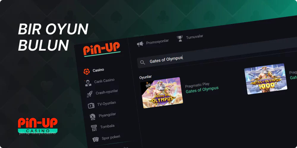 Gates of Olympus nı bulmak için Casino bölümüne gidin.