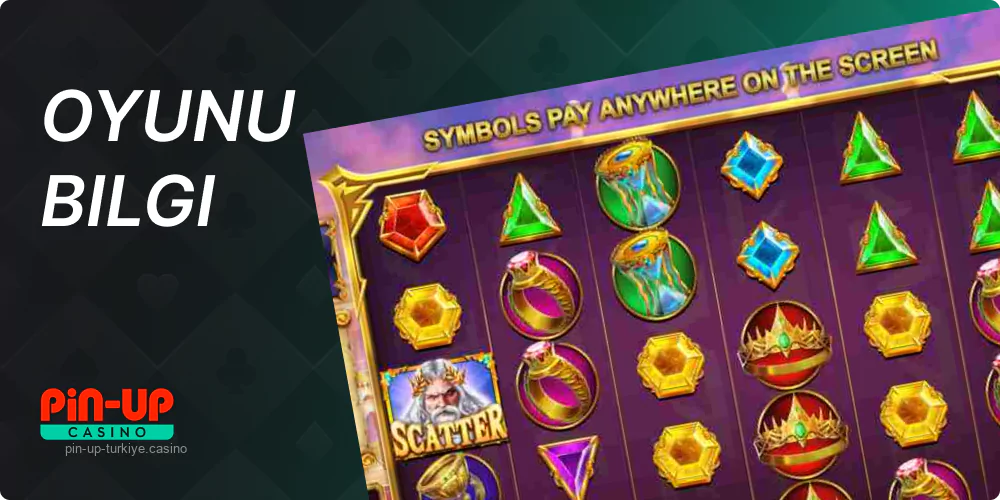 Sitede, Pin Up Gates of Olympus basit bir oynanış sunar