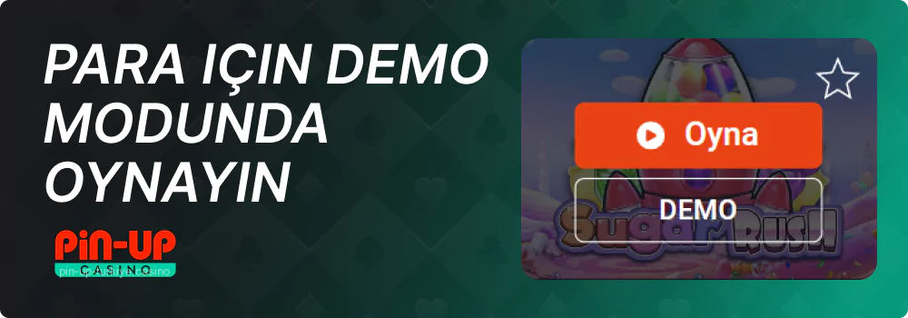 Demo modunda oyna Pin Up
