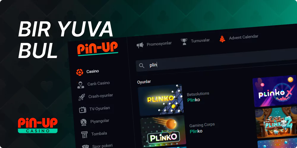 Pin Up Plinko'yu bul