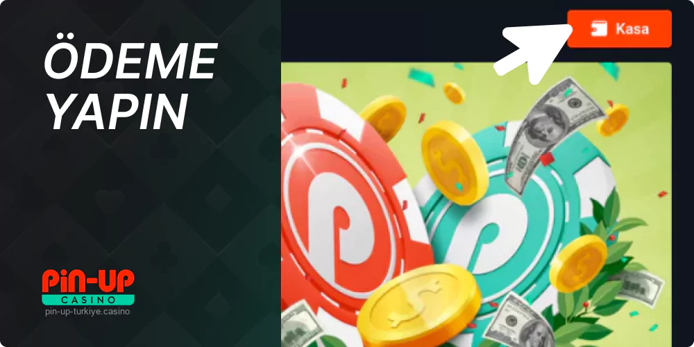 "Depolama" düğmesine tıklayın Pin Up