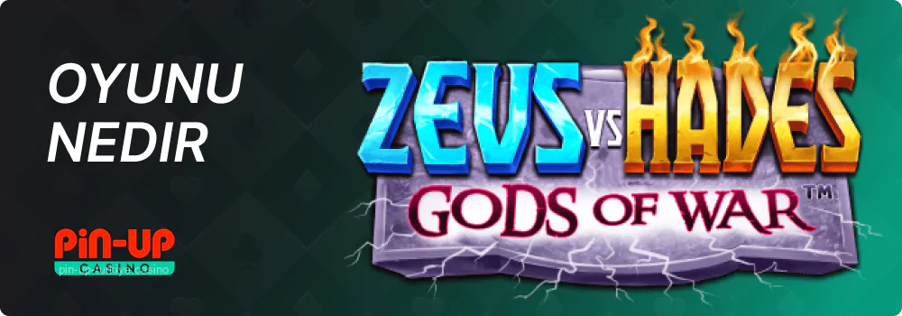 Video slotu 5x5 düzeni ve 15 ödeme çizgisiyle Zeus ile Hades'i birbirine bağlayın