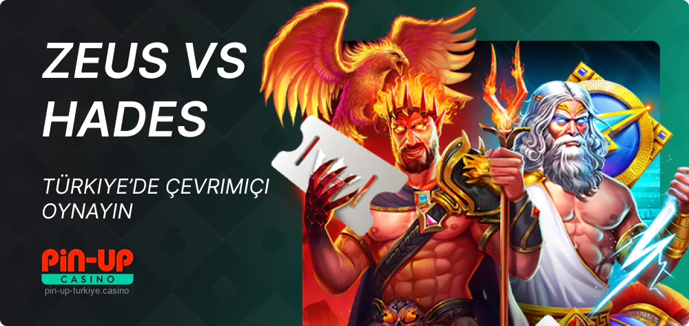 Zeus vs Hades'i sabitleyin - Yunan mitolojisine dayanan slot makinesi